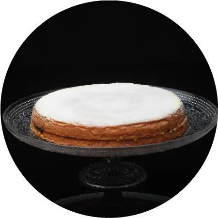 torta paradiso con marmellata di mirtilli